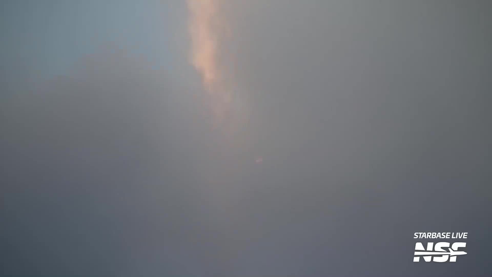SpaceX start a přistání Super Heavy B11+Starship S29 IFT-4 mkv